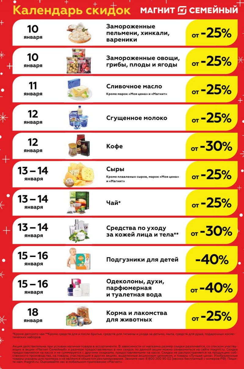 Акции Магнит Семейный с 8 по 18 января 2022 страница 5