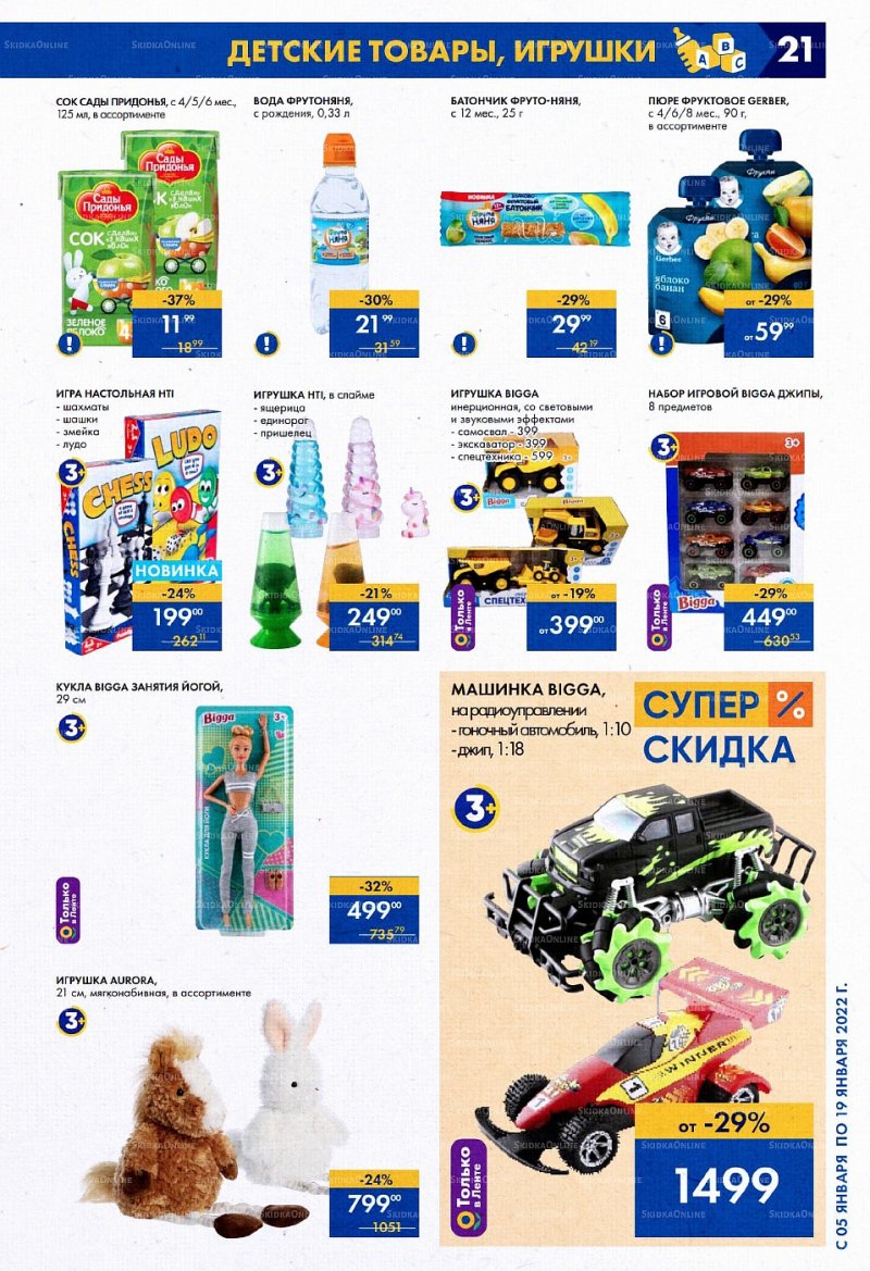 Акции Лента с 20 января по 2 февраля 2022 года страница 21