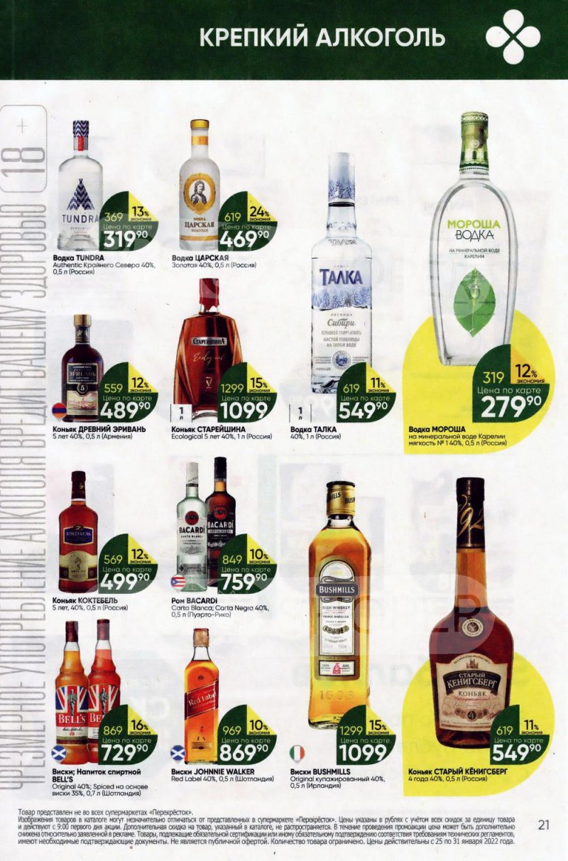 Акции в Перекрестке с 25 по 31 января 2022 года страница 21