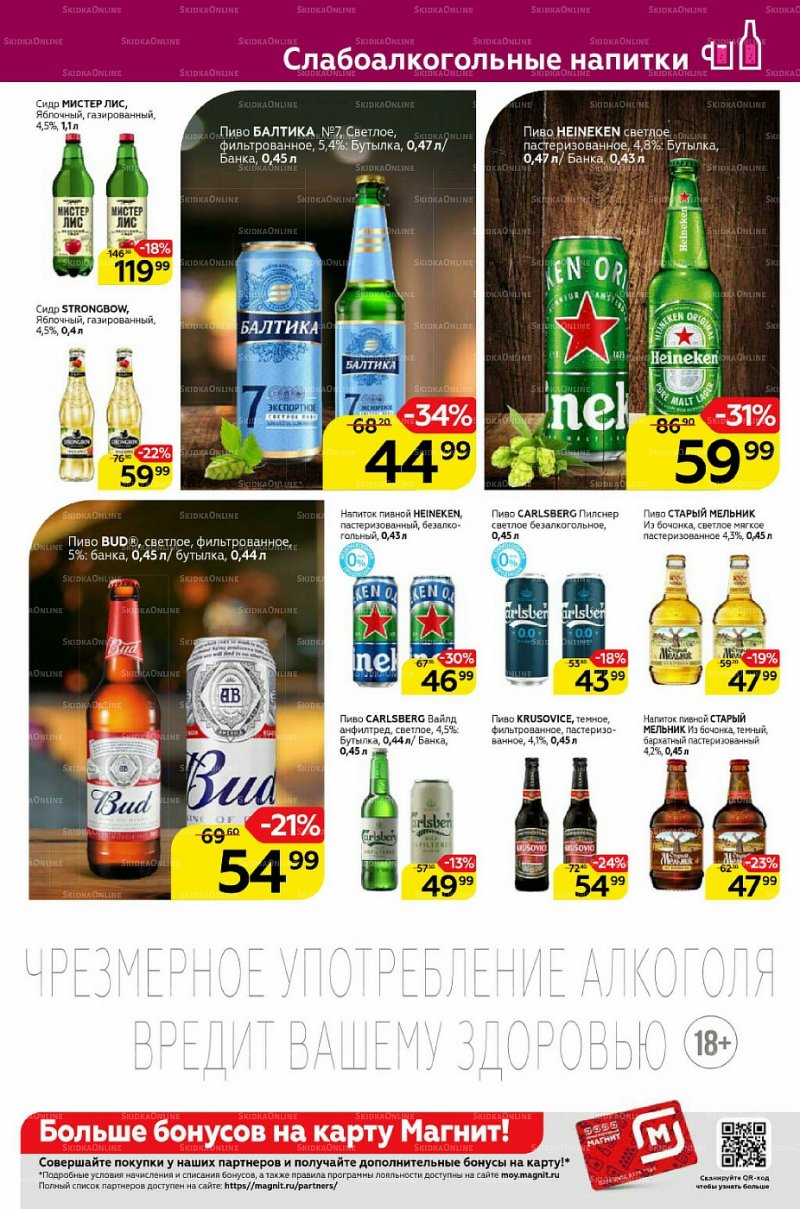 Акции Магнит «Алкоголь» с 2 по 8 февраля 2022 страница 1
