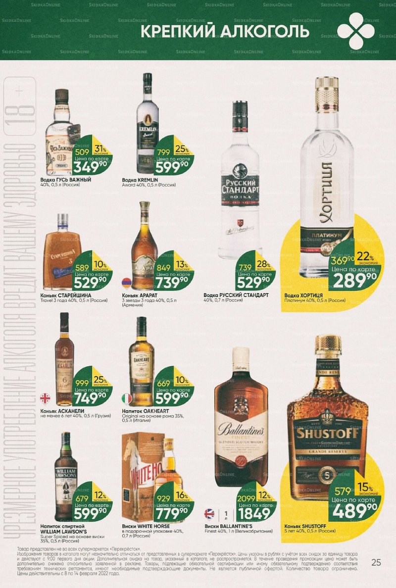 Акции в Перекрестке с 8 по 14 февраля 2022 года страница 25
