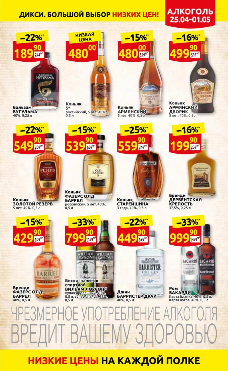 Акции в Дикси с 25 апреля по 1 мая 2022 года в Москве страница 31
