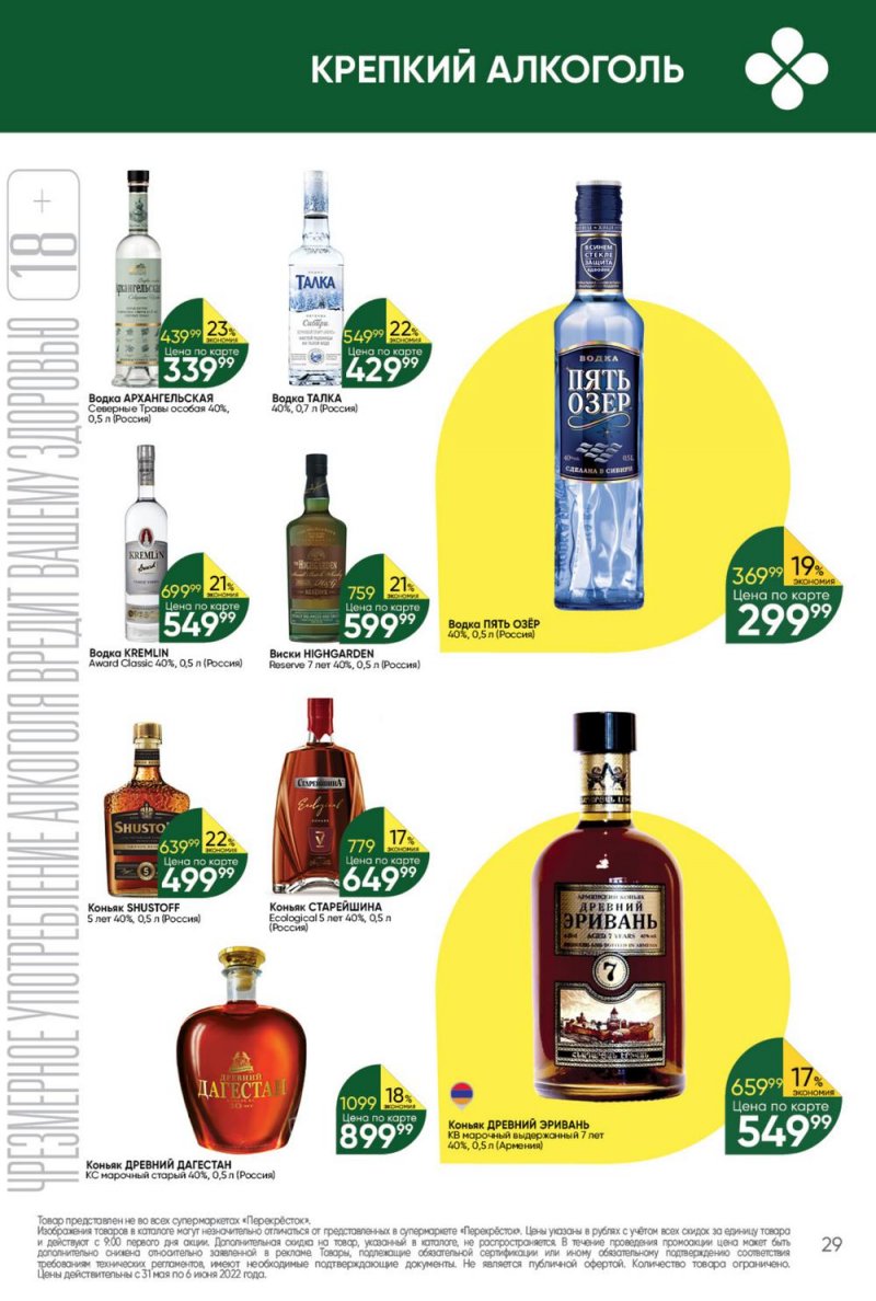 Акции в Перекрестке с 31 мая по 6 июня 2022 года страница 29