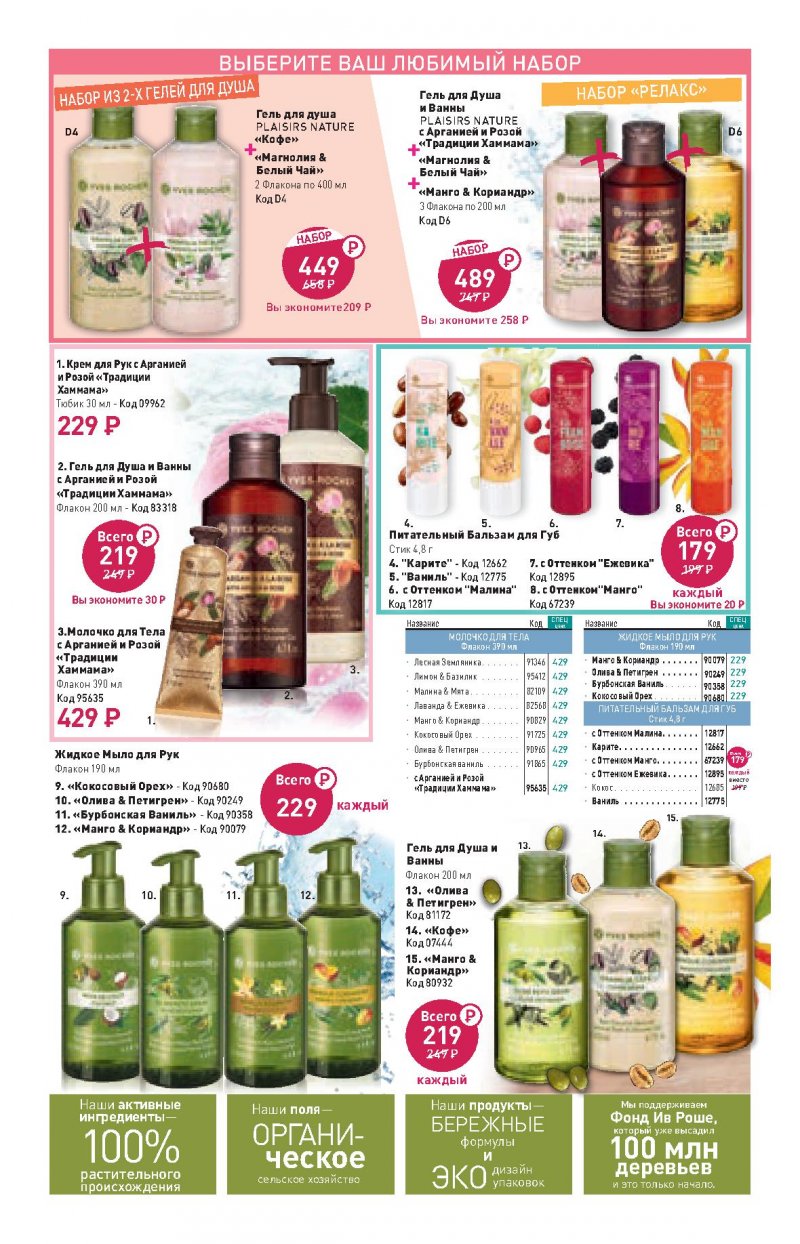 Каталог Ив Роше на Октябрь 2022 год страница 16