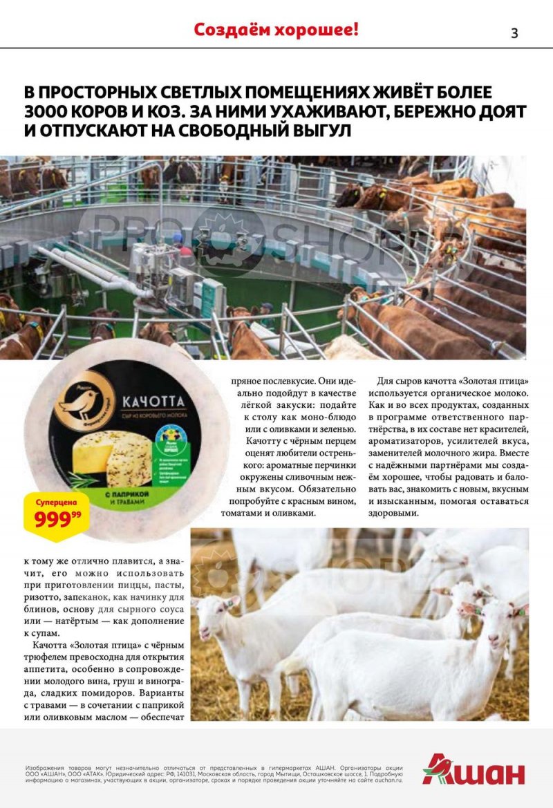 Каталог АШАН «Встречайте фестиваль наших марок» с 24 августа по 6 сентября 2023 года страница 3