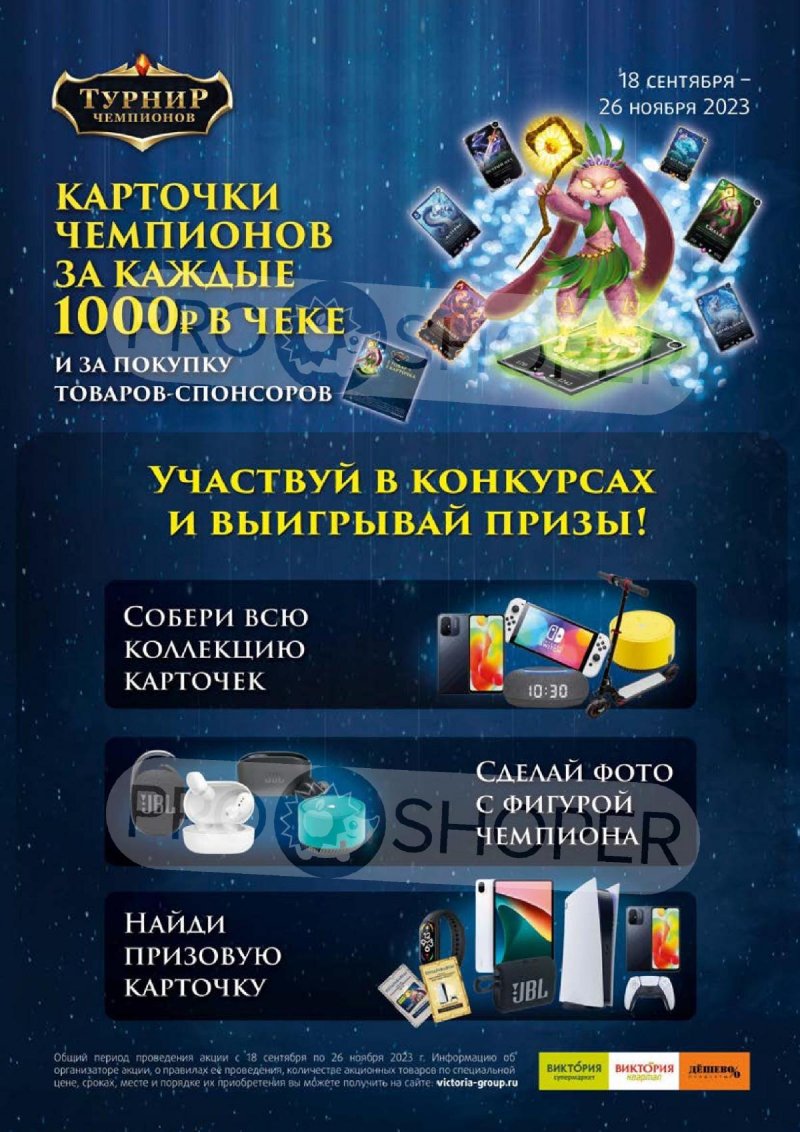 Каталог Виктория «Турнир Чемпионов» с 19 по 31 октября 2023 года страница 12