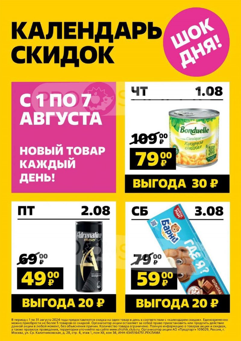 Акции в Чижик с 1 по 7 августа 2024 года страница 2