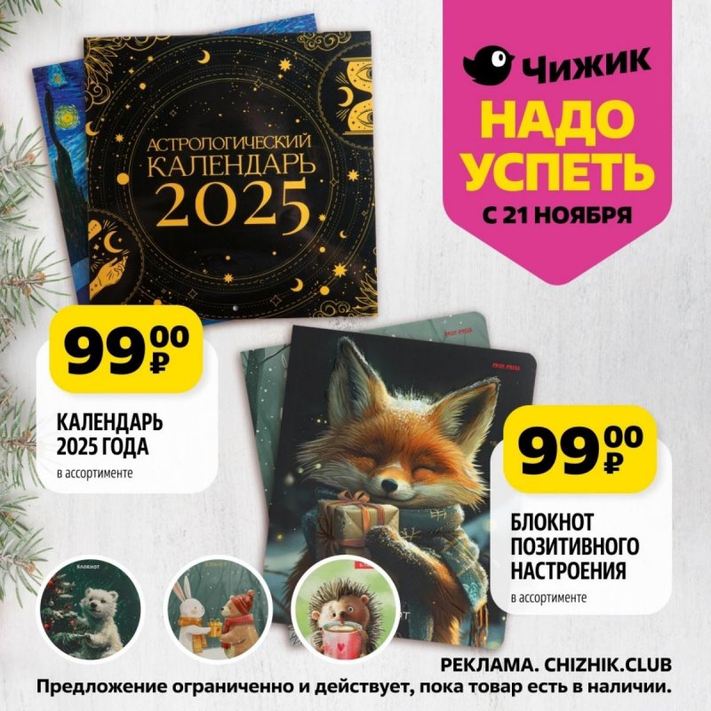 Каталог Чижик «Надо успеть» с 21 по 27 ноября 2024 года страница 5