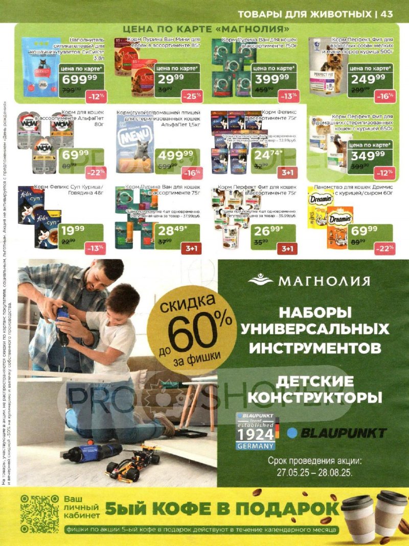 Акции в Магнолии «Сезонный каталог» с 3 по 30 июня 2025 года страница 43