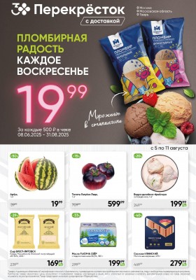 Акции в Перекрестке с 5 по 11 августа 2025 года — Москва