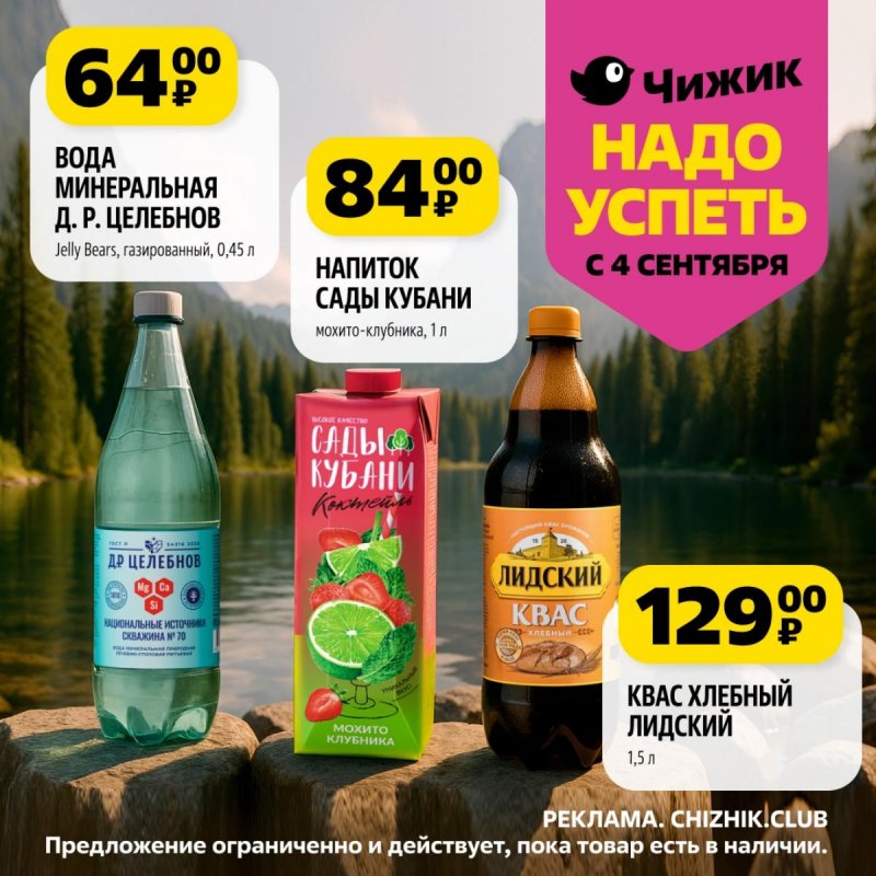 Каталог Чижик «Надо успеть» с 4 по 10 сентября 2025 года страница 8