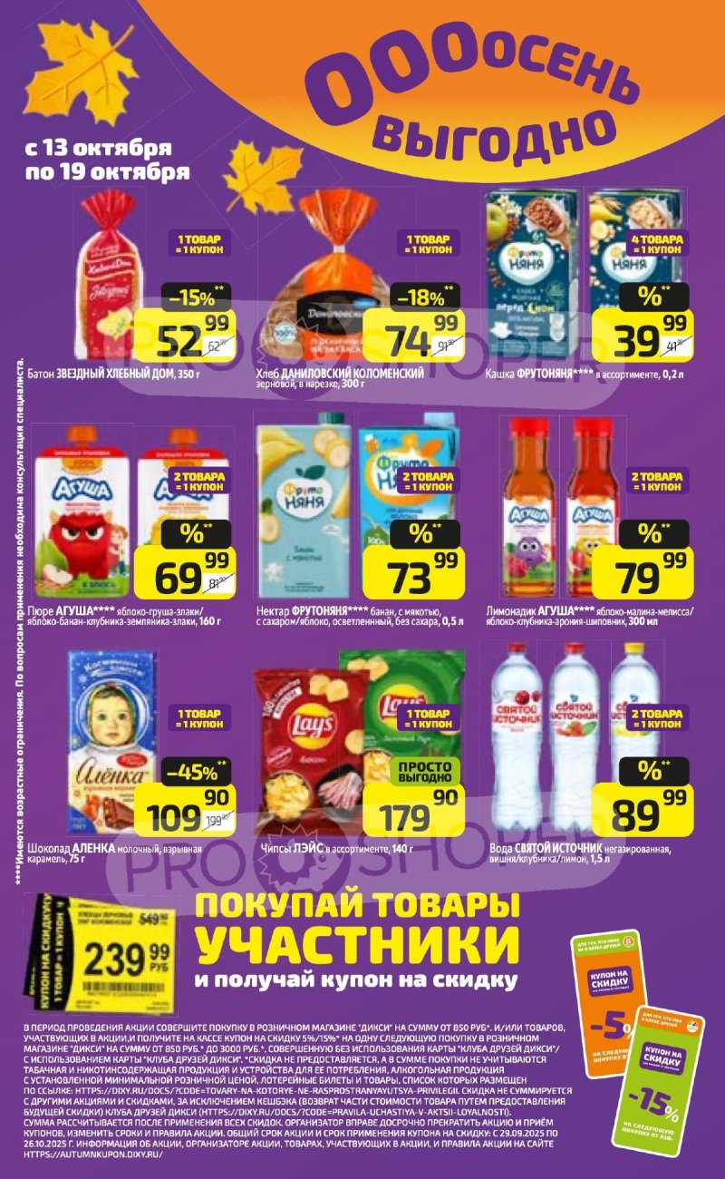 Акции в Дикси с 13 октября 2025 года страница 15
