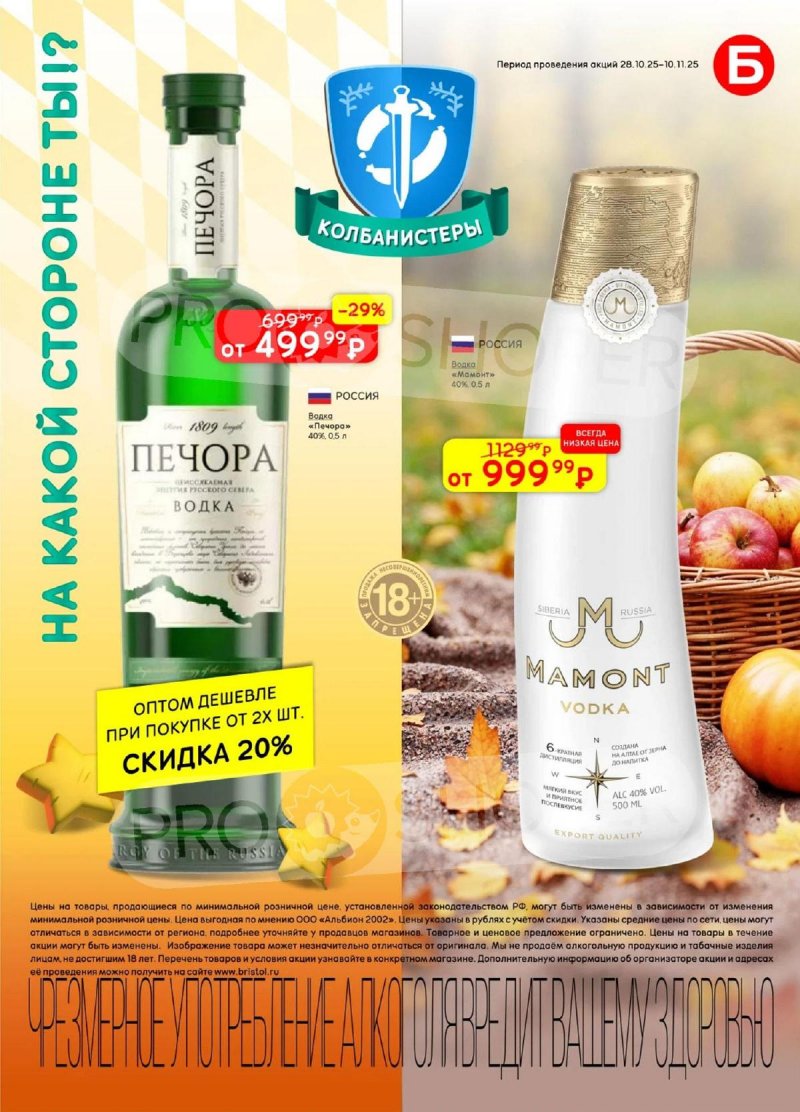 Акции в Бристоль с 28 октября по 10 ноября 2025 года страница 15 Акции в Бристоль с 28 октября по 10 ноября 2025 года страница 15