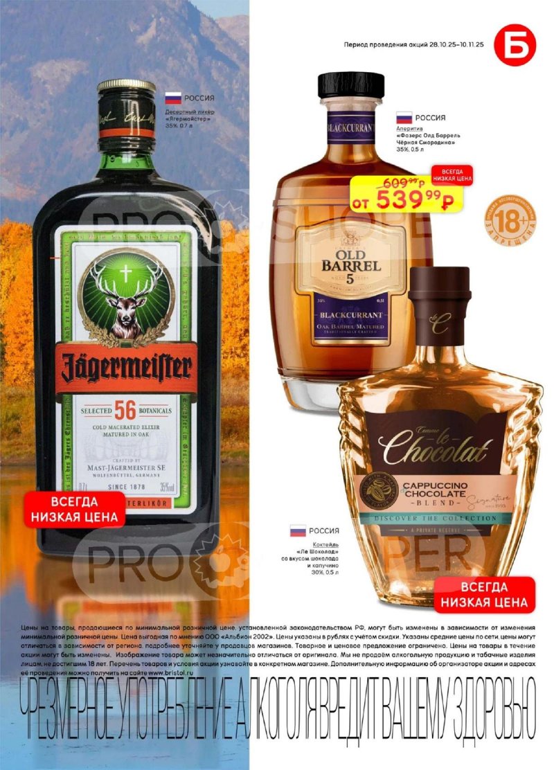 Акции в Бристоль с 28 октября по 10 ноября 2025 года страница 33 Акции в Бристоль с 28 октября по 10 ноября 2025 года страница 33