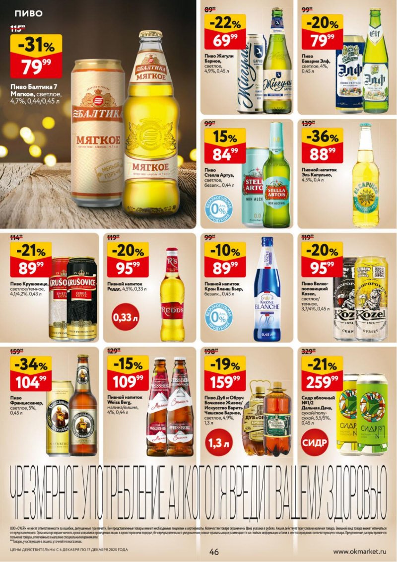 Акции в ОКЕЕ с 4 по 17 декабря 2025 года страница 46