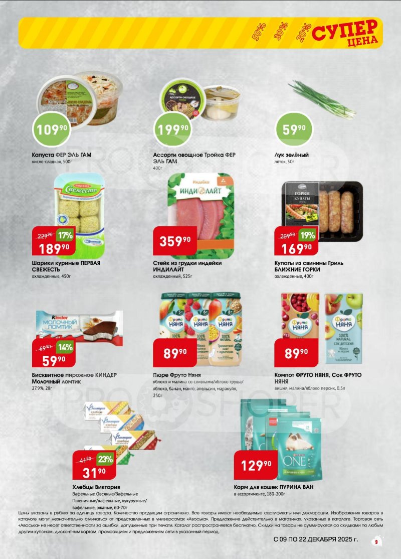Акции в Авоське с 9 по 22 декабря 2025 года страница 9 Акции в Авоське с 9 по 22 декабря 2025 года страница 9