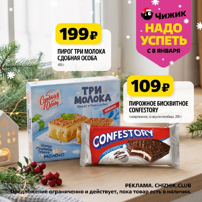 Каталог Чижик «Надо успеть» с 8 по 14 января 2026 года страница 8