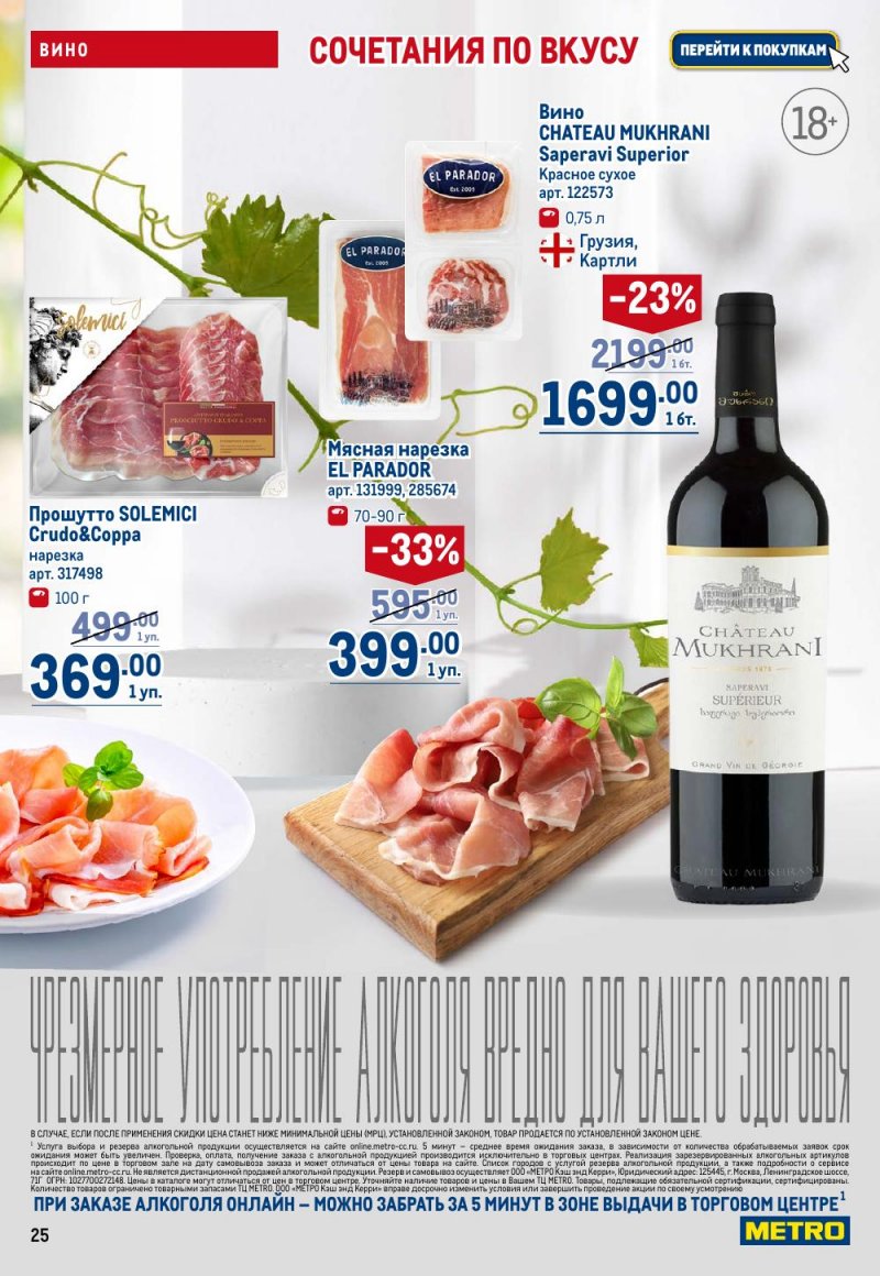 Акции в МЕТРО с 15 по 29 января 2026 года страница 25