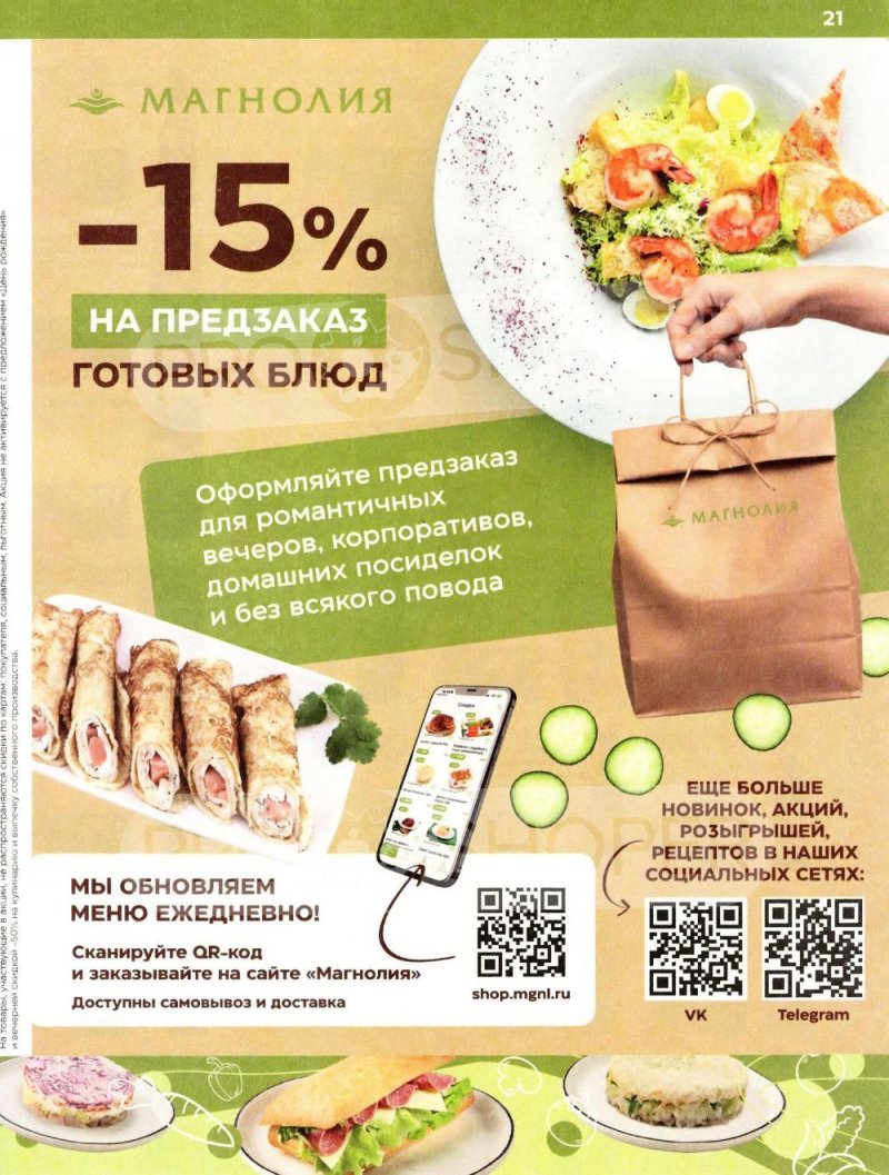 Акции в Магнолии «Дополнительный каталог» с 10 февраля по 10 марта 2026 года страница 21