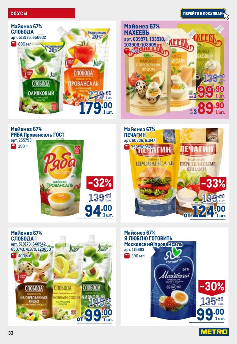 Акции в МЕТРО с 12 февраля 2026 года страница 33 Акции в МЕТРО с 12 февраля 2026 года страница 33