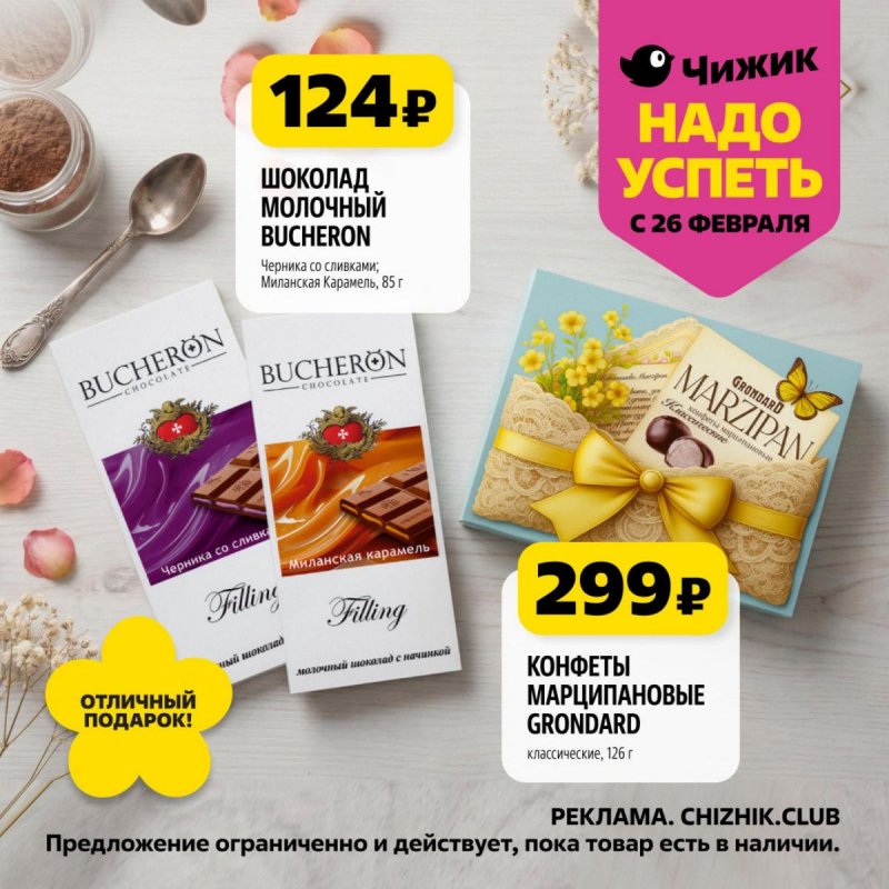 Каталог Чижик «Надо успеть» с 26 февраля по 4 марта 2026 года страница 8