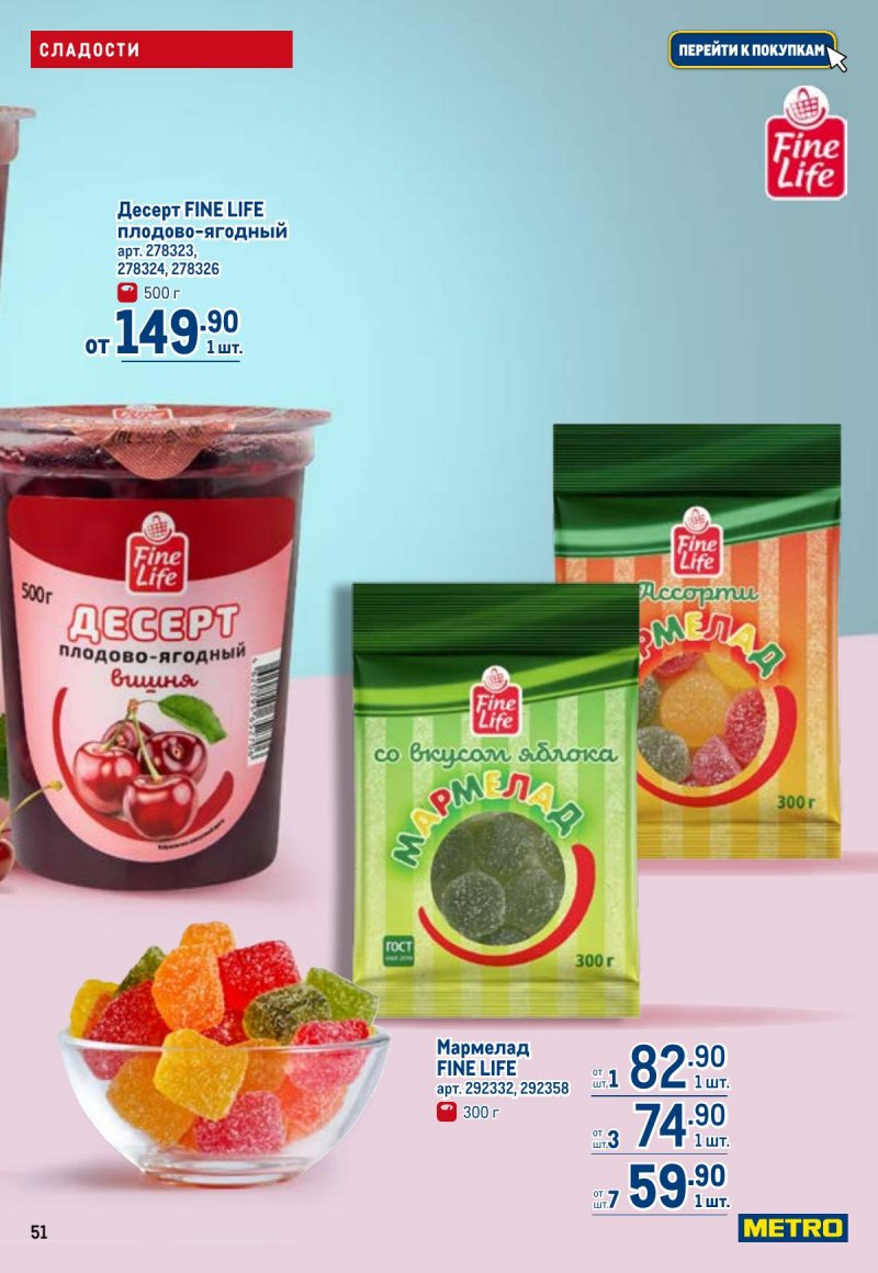 Акции в МЕТРО с 26 марта по 8 апреля 2026 года страница 51